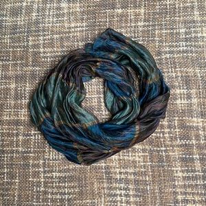 Iridescent Striped Decorative Scarf